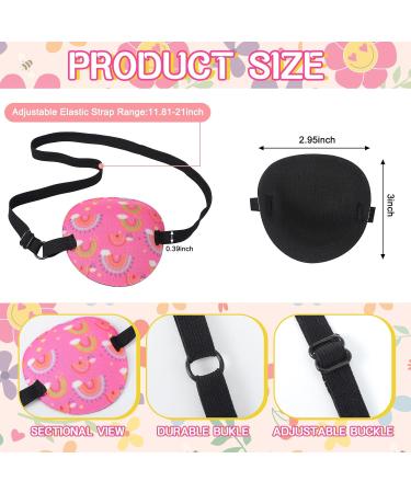 12 Pcs Adjustable Kids Eye Patches - Reusable Soft Eye Patches for Boys & Girls - Cute Patterns with Elastic Strap for Left/Right Eye - Buy Online on GoSupps.com