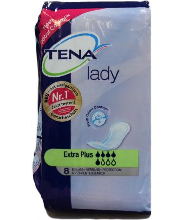 TENA Lady Extra Plus x 1 8 Count (Pack of 1)