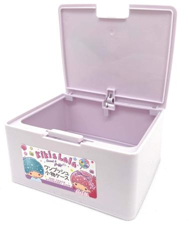 Buy Sanrio Little Twin Stars Sweet Box - One-Touch Makeup & Accessory Case (10.7 x 8.9 x 5.3 cm) - Purple Pink Blue - International Shipping Available - Buy Online on GoSupps.com