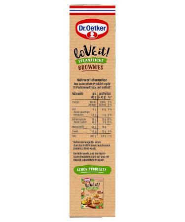 Dr. Oetker LoVE it! Vegan Brownies 4-Pack - Plant-Based Baking Mix for Chocolate Lovers - International Shipping Available - Buy Online on GoSupps.com