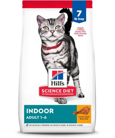Hill's Science Diet Adult Indoor Dry Cat Food Chicken Recipe Bag 7 Pound (Pack of 1) & Adult Perfect Weight Chicken Recipe Dry Cat Food for healthy weight and weight management 7 lb Bag - Buy Online on GoSupps.com
