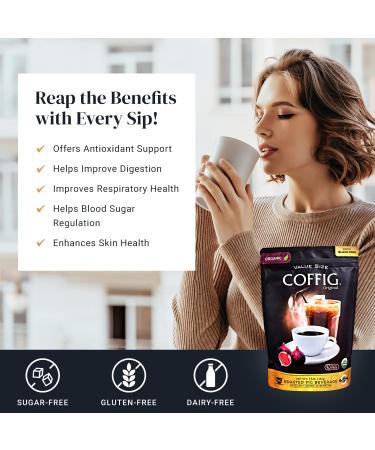 Coffig Original Organic Roasted Fig Beverage 1lb - Caffeine-Free Keto Energy Drink - Buy Online on GoSupps.com