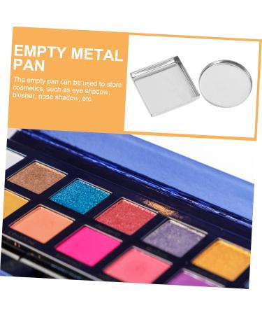  Healeved Healeved Elegant Storage - 31 Round and Square Metal Trays for Mixing Blush Eyeshadow and Lipstick (Australia) - Buy Online on GoSupps.com