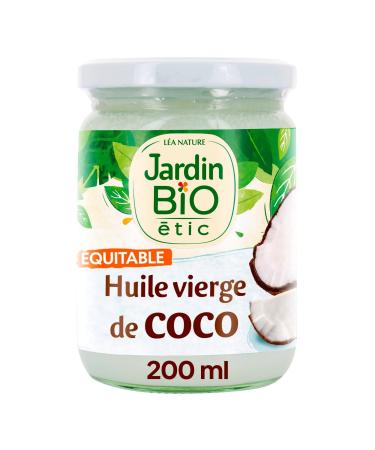 Jardin BiO tic - Virgin Coconut Oil - Organic - Culinary Aids - AB Certified - 200 ml Jar