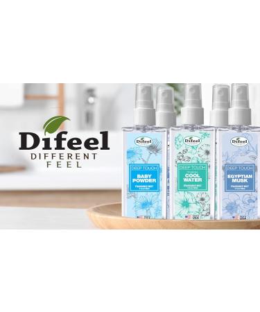 Difeel Deep Touch Body Mist Spray - Onyx Spice 3 Ounces - Buy Online on GoSupps.com