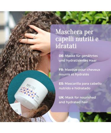 Yvyline Professional Anti-Frizz Mask for Curly Hair - Moisture & Conditioning Treatment (500ml) | Curly Girl Method Approved - Buy Online on GoSupps.com