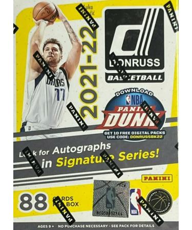 2021-22 Panini Donruss Basketball Trading Card Blaster Box (88 Cards)