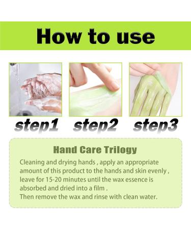 Green Tea Anti-Wrinkle Hand Mask Peel Off Hand Wax Mask Green Tea Repair Hand Mask Callus Removal Hand Peeling Mask Hand Skin Treatment Cream Portable Green Tea Hand Mask - Buy Online on GoSupps.com