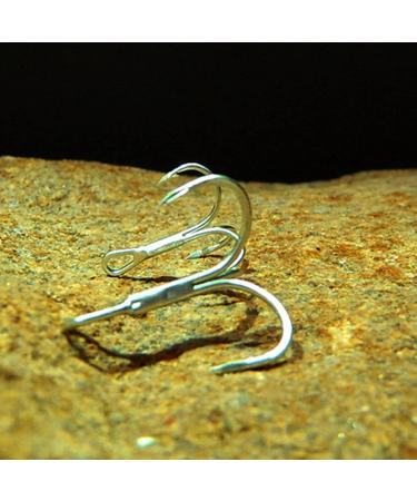 Drilling Hook Fishing Set - Carbon Steel Treble Hooks for Saltwater | 50-Piece Mixed Sizes #2 #4 #6 #8 #10 - Buy Online on GoSupps.com