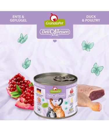 Granapet Delicatessen Multipack 1 - Grain-Free Wet Cat Food High Meat Content 6x200g Trial Pack | Premium Quality - Buy Online on GoSupps.com
