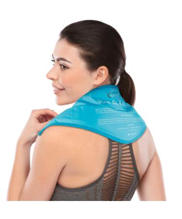 Neck Ice Pack Comfytemp Shoulder Gel Ice Pack Reusable Cold Pack Compress Flexible Hot and Cold Therapy Wrap for Injuries Swelling Pain Relief Bruises Sprains Inflammation 23x8x5 23 x 8 x 5 Inch