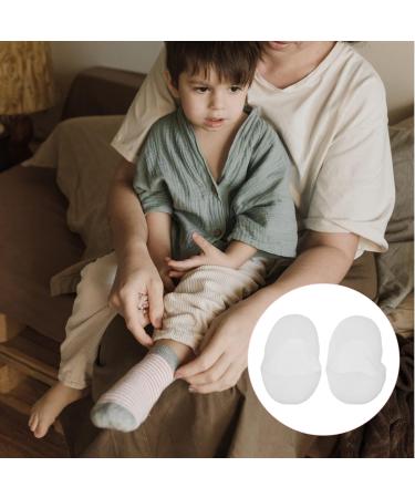 Minkissy 2 Pairs Foot Socks Boat Silicone Gel Socks Skin Care Dry Cracked Feet Protectors Skin Moisturizing Socks Foot Moisturizing Socks Hosiery White Sebs Spa Men and Women Silicone Socks 19x8.7cm White - Buy Online on GoSupps.com