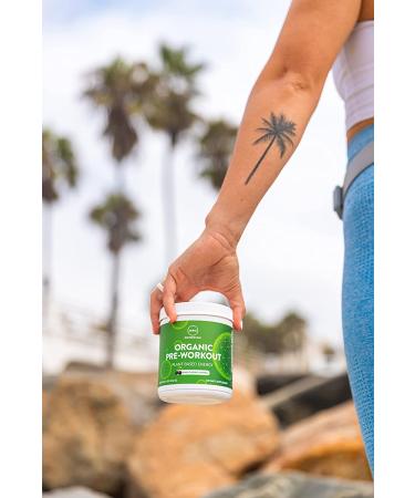 MRM Nutrition Organic Pre-Workout Powder | Black Cherry Flavored | Superfoods + 150mg Natural Caffeine + adaptogens | Clean Energy + Focus| Healthy Blood Flow | Vegan + Non-GMO | 20 Servings - Buy Online on GoSupps.com