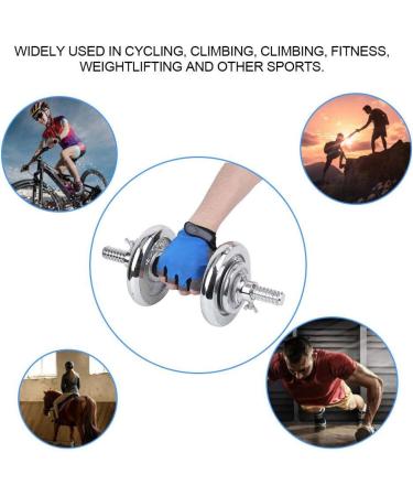Anti-Slip Half-Finger Cycling Gloves | Wear-Resistant Outdoor Exercise Gloves | Size L - Buy Online on GoSupps.com