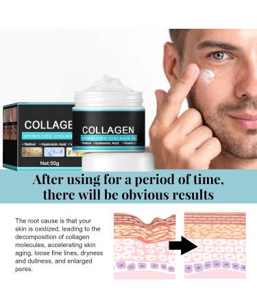  JASUBAI Collagen 2-Pack Instant Moisturizing Face Creams - Retinol & Hyaluronic Acid Cream - Anti-Aging Cream for Men - Skin Firming Cream - Deep Moisturizing Cream - Buy Online on GoSupps.com