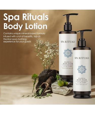 Buy Spa Rituals Pump Bottle Body Lotion | 13.5oz Moisturizing Lotion for Dry Skin - International Shipping Available - Buy Online on GoSupps.com