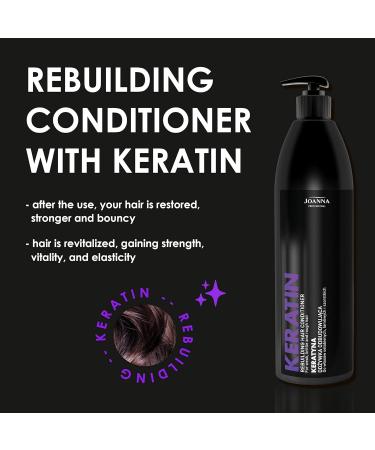 Joanna Professional Keratin Conditioner for Brittle Hair Hair Growth & Strengthening Complex 1000g Professional Formula for Hair Loss & Breakage - International Shipping Available - Buy Online on GoSupps.com