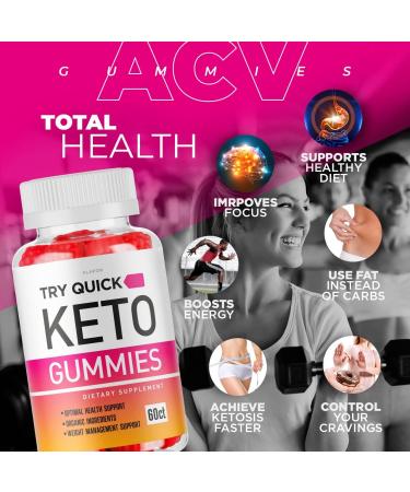 Alapor Try Quick Keto Gummies with Apple Cider Vinegar - 30 Days Supply - Buy Online on GoSupps.com