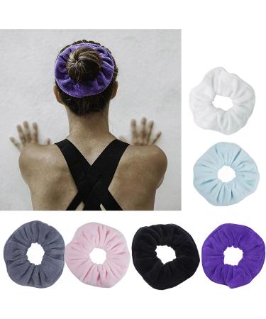 amangul Large Drying Scrunchies Hair Towel Scrunchies Ponytail Holder Hair Drying Scrunchies Microfiber Hair Ties For Wet Hair(Pink) - Buy Online on GoSupps.com