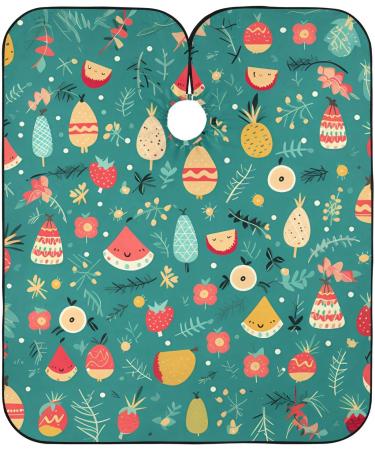 Waterproof Barber Cape - Fruit Pattern & Cheetah Haircut Bib for Men | Unisex Hair Cutting Cape | Durable & Stylish - Buy Online on GoSupps.com