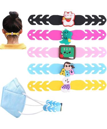 Kids Face Mask Extender Strap I 5 Pack I Face Mask Ear Protector I Earloop Masks Extension I Ear Guards Adjustable Grips I Mask Buckle Belt Head Loop Tightening Strap I 5 Units - Buy Online on GoSupps.com