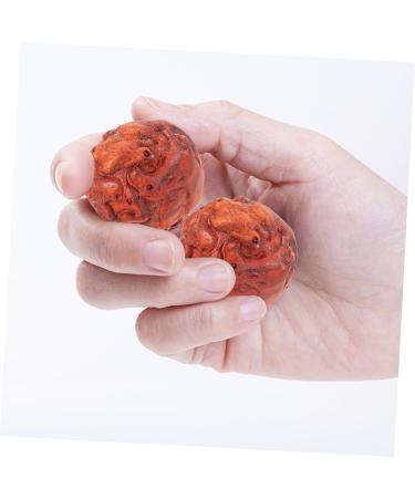 Magiclulu Palm Massage Balls - Decorative Wooden Hand Exercise Balls for Tension Relief & Relaxation - Effective Hand Massager - Buy Online on GoSupps.com