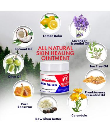 Natrulo Skin Repair Cream for Eczema, Itch Relief, Burns, and more | Natural All Purpose Ointment | Repair Rescue Skincare Salve - Buy Online on GoSupps.com