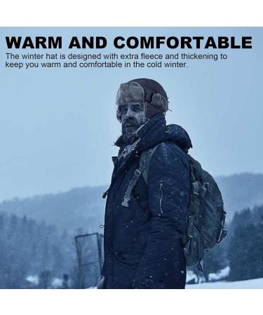 Neamou Warm Winter Hats for Hunting & Outdoor Activities | Coldfoot Tapper Hats with Ear Flaps | Navy Blue Ear Care Hats for Skiing Cycling & More - Buy Online on GoSupps.com