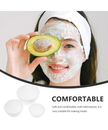 Large Silicone Bowls Set for Facial Masks | White Mixing Bowls - 3 Sizes for DIY Masks & Esthetician Use - Buy Online on GoSupps.com
