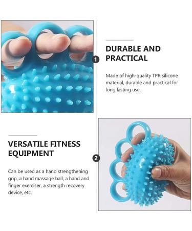ZZBB Finger Grip Ball Finger Exerciser Squeeze Stress Balls for Hand Therapy Grip Ball Strength Training for Athletes Musicians Physical Rehabilitation - Buy Online on GoSupps.com