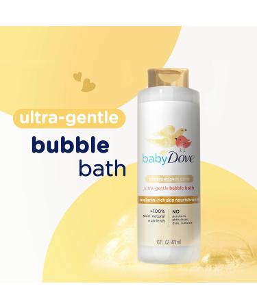 Buy Baby Dove Bubble Bath for Melanin-Rich Skin Nourishment | Gentle Care for Sensitive Skin - 16 oz - Buy Online on GoSupps.com