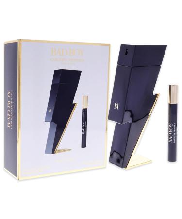 Carolina Herrera Bad Boy 2-Piece Travel Set for Men (3.4 Oz Eau De Toilette Spray + 0.34 Oz Eau De Toilette Spray) - Buy Online on GoSupps.com