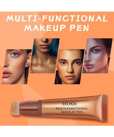 3pcs Liquid Contour Beauty Wand Set - Highlighter & Blush Stick with Cushion Applicator - Buy Online on GoSupps.com