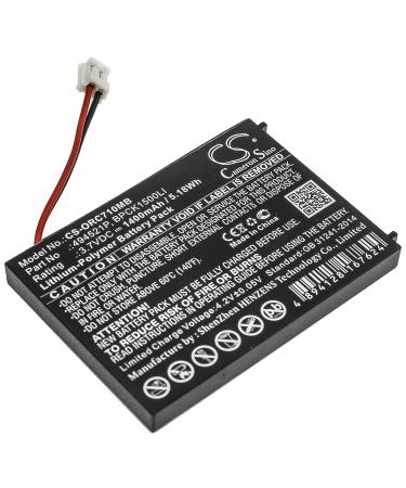 Battery Compatible with Audioline BabySense 5 Video Watch & Care V120 V130 V131 V132 V150 P/N: 494521P BPCK1500LI 1400mAh