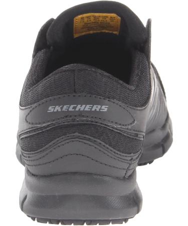 Skechers for Work Women's Eldred Shoe 8 Black - Anti-Slip & Comfortable - Buy Online on GoSupps.com