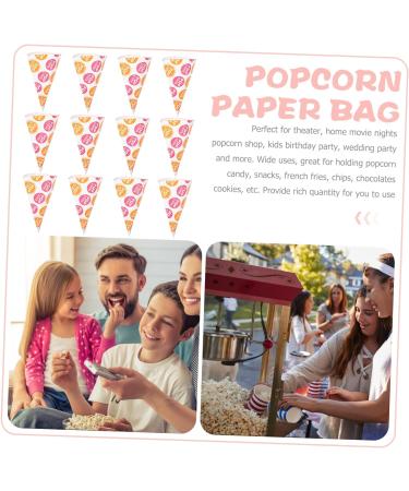 DOITOOL 250 Pcs Popcorn Bag Popcorn Servings Bags Clear Goody Bag Goodie Bag Treats for Kids Cotton Candy Cones Pastry Bags Cello Gift Bags Cookies Bags Candy Bags Snack Child Paper Food - Buy Online on GoSupps.com
