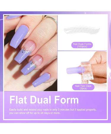 Morovan 6 Color Poly Gel Nail Kit with Slip Solution - DIY French Nail Art Set for Starter & Professional - Glitter Color Changing Poly Extension Gel - Buy Online on GoSupps.com