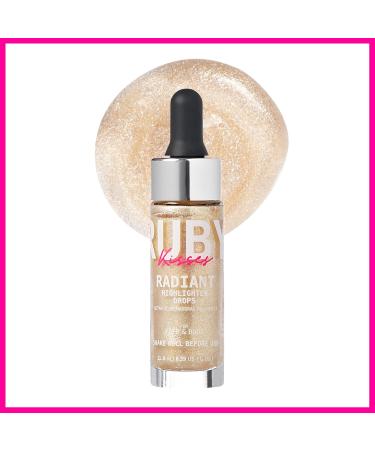 Ruby Kisses Radiant Drops - Champagne Shimmer Liquid Highlighter for Natural Glow | 0.39 Fl Oz | Buy Internationally - Buy Online on GoSupps.com