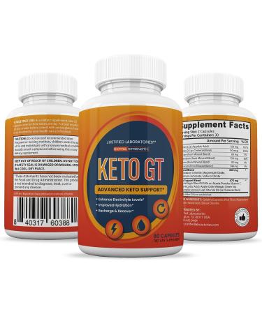 (2 Pack) Keto GT Keto Pills 1275MG New & Improved Formula Contains Apple Cider Vinegar Extra Virgin Olive Oil Powder Green Tea Leaf 120 Capsules 30 Count (Pack of 2) - Buy Online on GoSupps.com