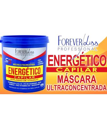 Forever Liss Professional Energetic Hair Mask - Ultra-Concentrated Shine Hydration & Reconstruction - 950g | International Shipping Available - Buy Online on GoSupps.com