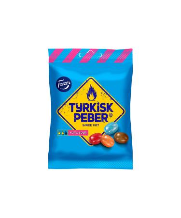 Fazer Tyrkisk Peber Hot & Sour Pepper Candies (150g) Fraise 150 g (Pack of 1)