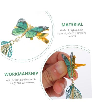 DOITOOL 1 Pair Tulle Butterfly Hair Clip Hair Barrettes Hair Pin Hair Claw Clips for Women Snap Barrettes for Women Butterfly Hair Accessories Classic Tassel Barrette Pair Clip - Buy Online on GoSupps.com