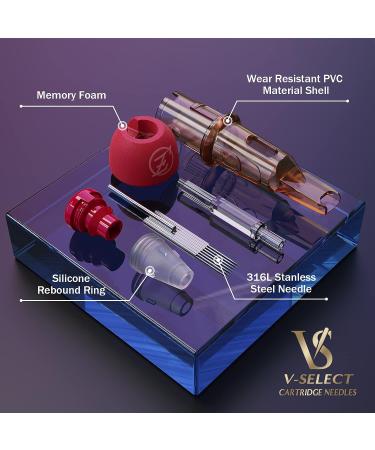16Pcs #10 EZTAT2 Bugpin Curved Magnum Tattoo Cartridge Needles - V SELECT Plus 1019M1C - Buy Online on GoSupps.com