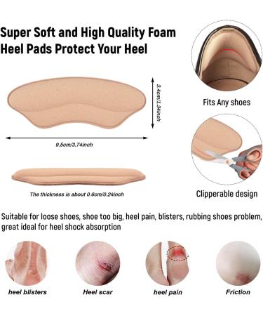 Riootlnm Anti-Slip Ball of Foot Cushions | Metatarsal Pads for Foot Pain Relief | Comfort for High Heels & Loose Shoes | Ideal for Blisters & Heel Grips - Buy Online on GoSupps.com