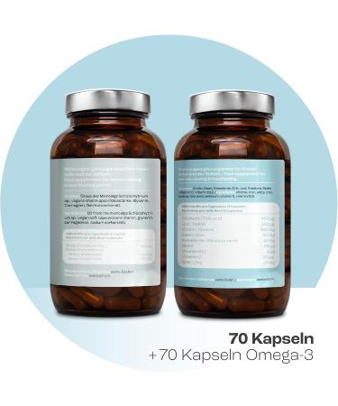 Buy Mother Nature Pregnancy Vitamins - 70 Vegan Capsules with Iron Omega-3 & Vitamin D 100% Plastic-Free Glass No Additives for Breastfeeding - Buy Online on GoSupps.com