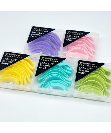 BLACKWINGS Eyelash Lash Lift Rods & Pads - 14 Piece Set | 7 Sizes for Upper & Lower Lashes | Pink - International Shipping Available - Buy Online on GoSupps.com