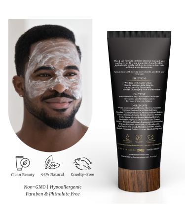 Element Charcoal & Jojoba Beads Exfoliating Face Scrub for Men - Deep Cleansing Removes Dead Skin & Impurities - Cruelty-Free Korean Skincare for All Skin Types - Buy Online on GoSupps.com