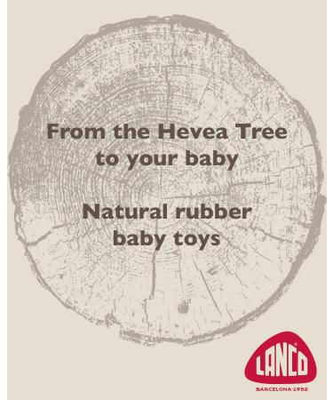 Lanco Strawberry Teething Ring - 100% Natural Rubber Pink 200g | Safe & Eco-Friendly Baby Toy - Buy Online on GoSupps.com