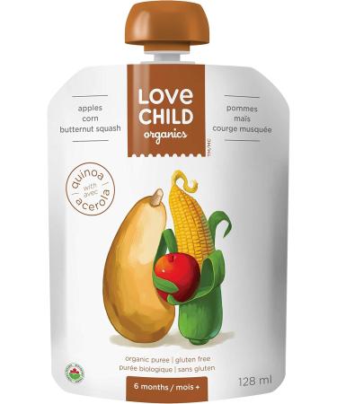 Love Child Organics Superblends Apple Corn + Butternut Squash Puree 128 ml (Pack of 12) by Nature's Path - Buy Online on GoSupps.com