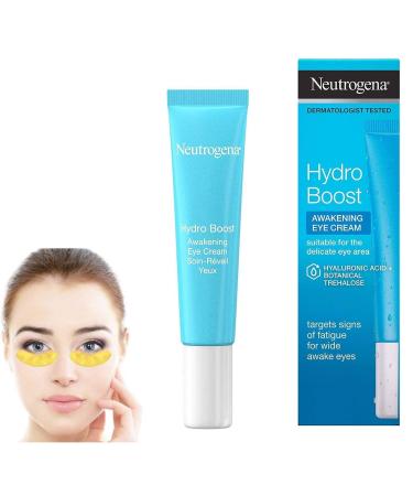Hydro Boost Eye Awakening Gel-Cream A Shot of Intense Hydration Under-Eye Cream 15 ml + Gold Under Eye Patch